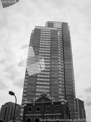 Image of Architectural detail of Tokyo, Black and White view