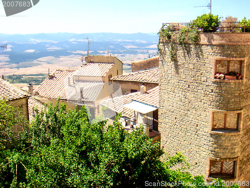 Image of Ancient Etruscan Architecture of Volterra in Tuscany - Italy