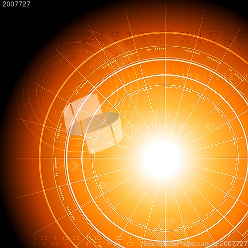 Image of Orange hi-tech design