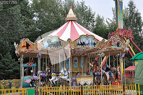 Image of Children's carousel fragments