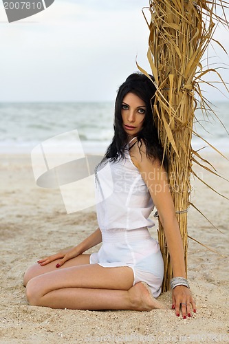 Image of Beautiful young brunette