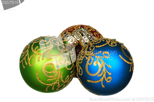 Image of Christmas baubles