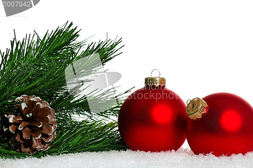 Image of Red baubles