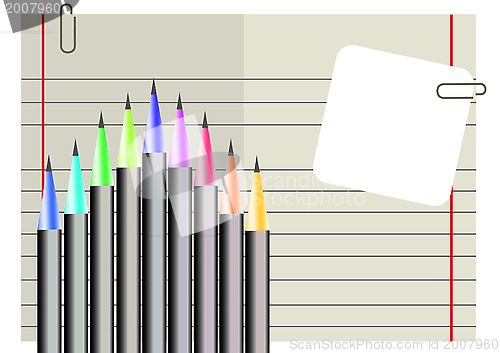 Image of colors pencils   