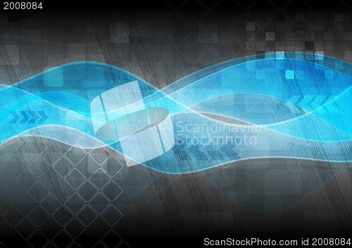 Image of Hi-tech wavy design