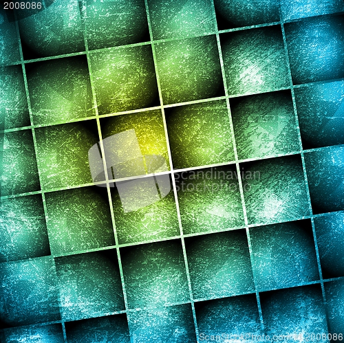 Image of Grunge squares design