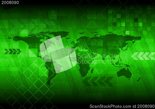 Image of Abstract technical background