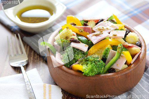 Image of Broccoli and Ham salad