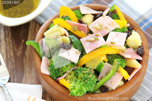 Image of Broccoli and Ham salad