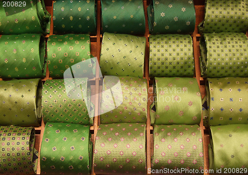Image of Green ties selection