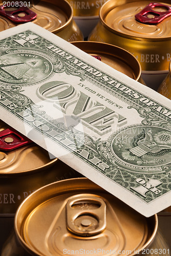 Image of The money and beer