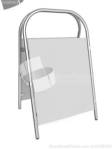 Image of Sandwich Board isolated on white.