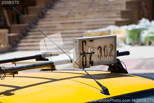 Image of Taxi detail in Djerba, Tunisia