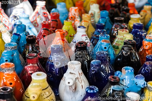 Image of Tunisian candle holder, camel shape at the Market