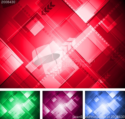 Image of Colorful technical design