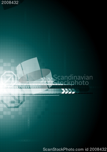 Image of Hi-tech vector design