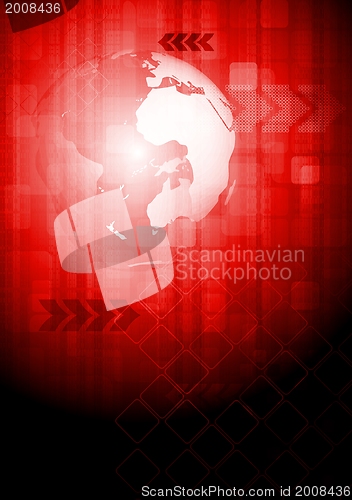 Image of Vibrant technical background