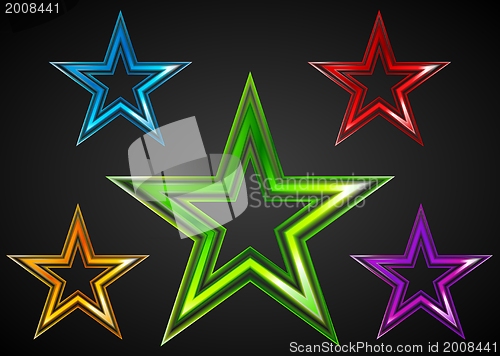 Image of Colourful stars