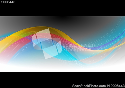 Image of Abstract wavy banner