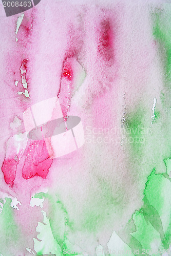 Image of Abstract watercolor background on paper texture