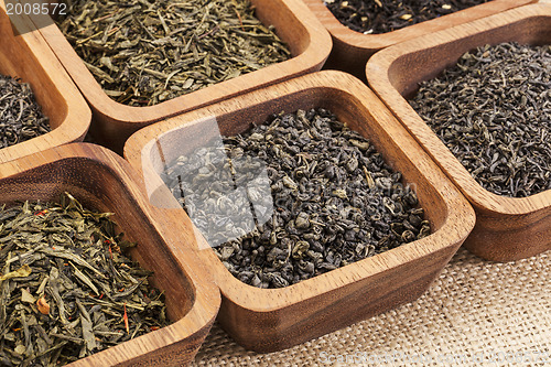 Image of green tea ssample set