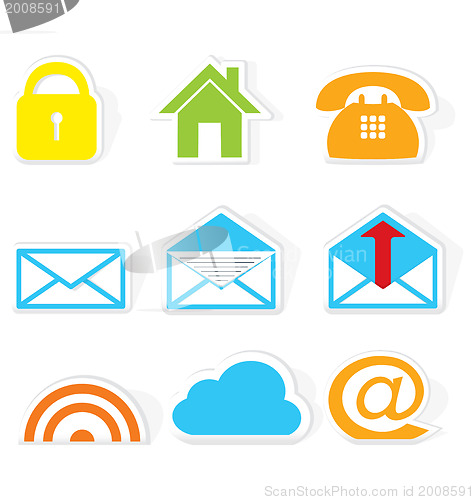 Image of Home icon set 
