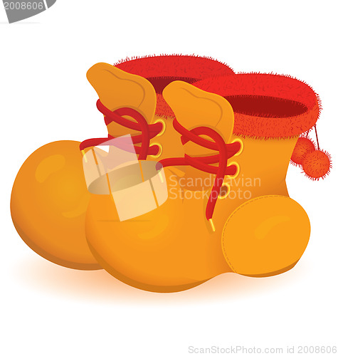 Image of Orange boot pair 