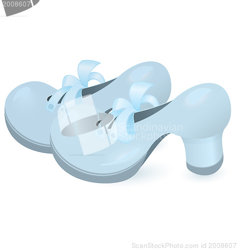 Image of Blue shoe pair