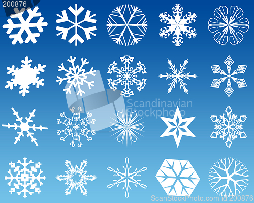 Image of Snowflakes twenty