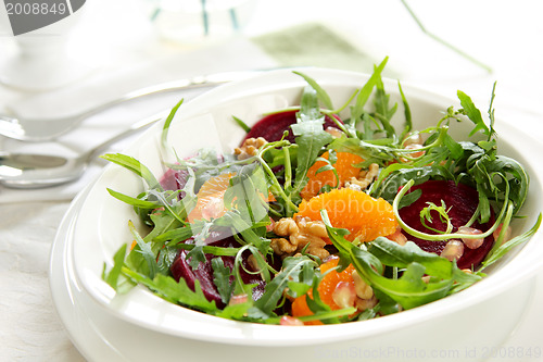 Image of Rocket with orange and beetroot salad