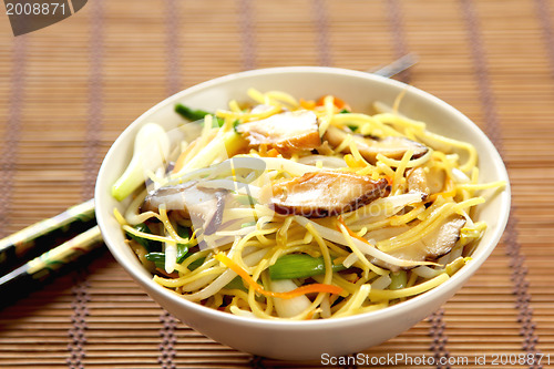 Image of Stir fried Noodle with mushroom