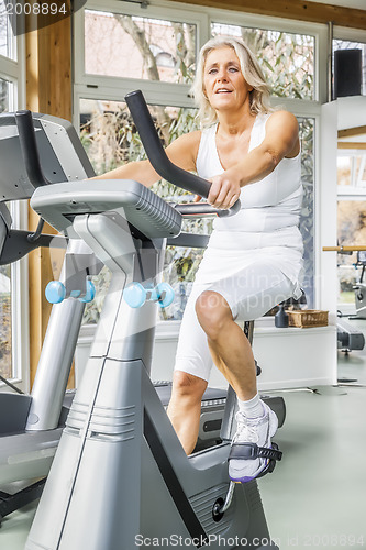 Image of fitness mature woman