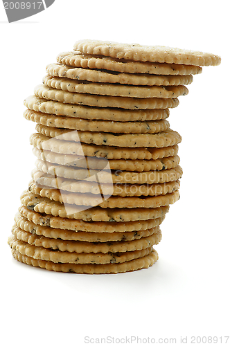 Image of Stack of Dry Biscuits