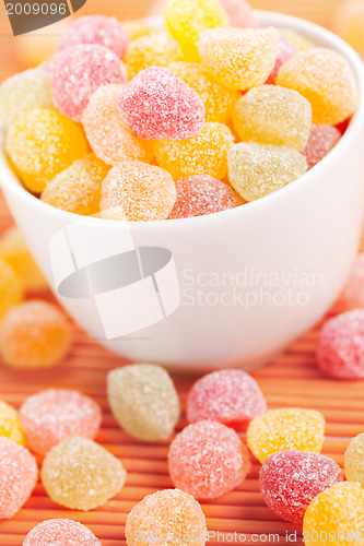 Image of sweet color candies