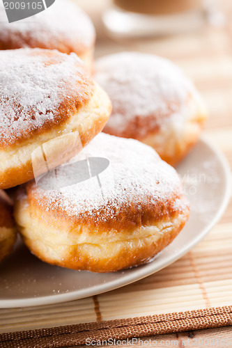 Image of sweet doughnuts