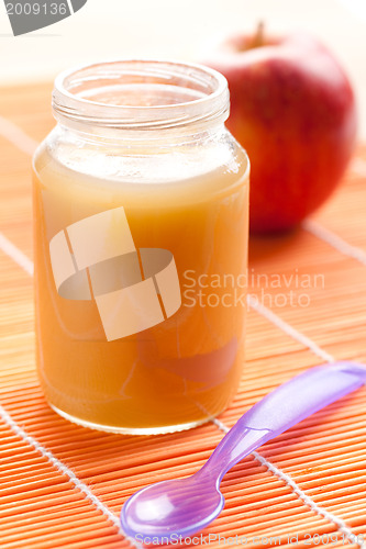 Image of glass jar of baby food