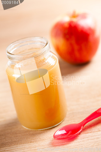 Image of glass jar of baby food