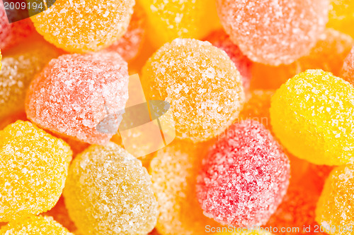 Image of sweet color candies