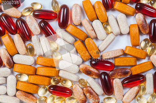 Image of Medicine on white background