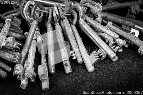 Image of Rusty old keys