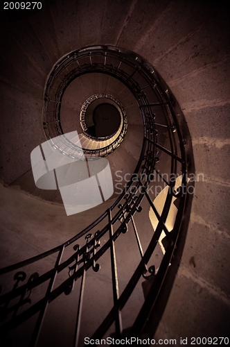 Image of Round stairs in a church