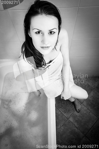 Image of Girl in the Bathroom