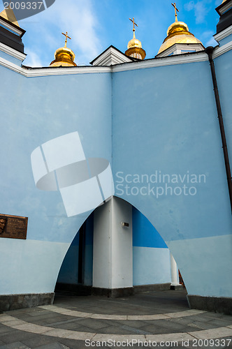 Image of Church in blue colors