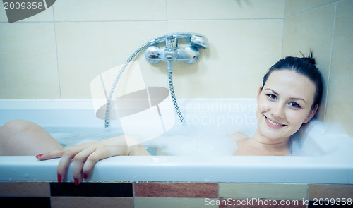 Image of Girl in the Bath