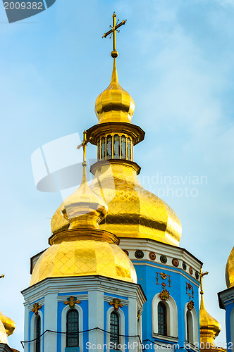 Image of Church in blue colors