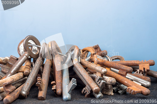 Image of Rusty old keys