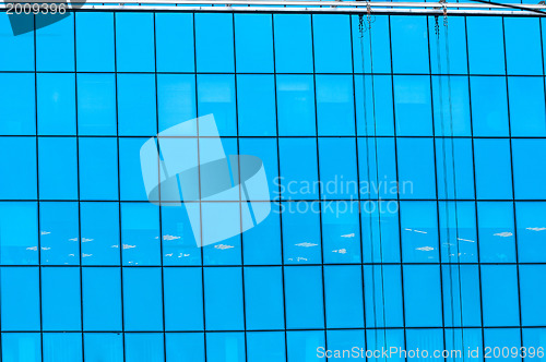 Image of Blue windows with reflection