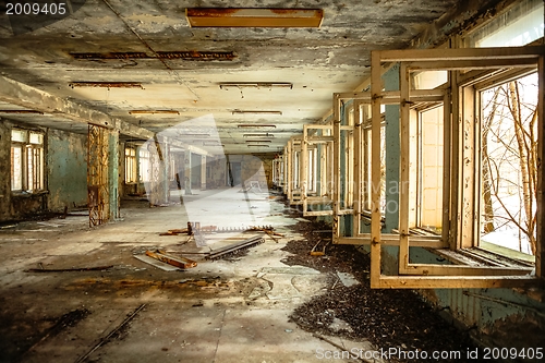 Image of Abandoned Corridor in Chernobyl