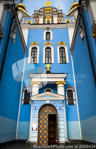 Image of Church in blue colors