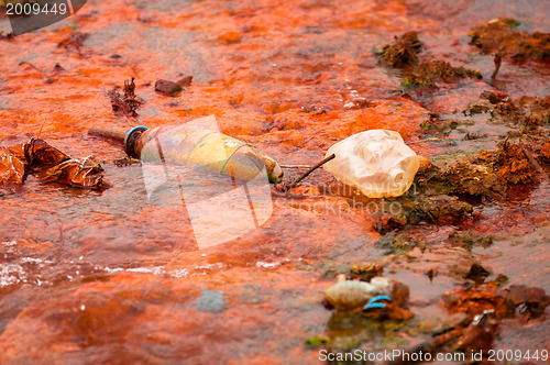 Image of Polluted water flowing